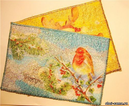 Открытки в технике декупажа