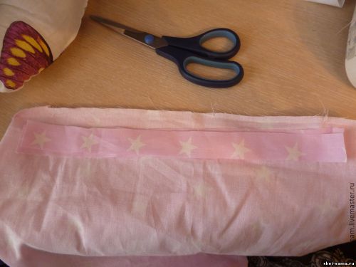 Ленточка для укрепления края чехла подушки