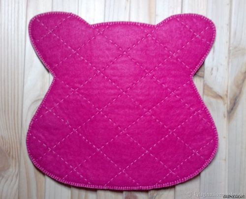 Готовая прихватка свинка сзади